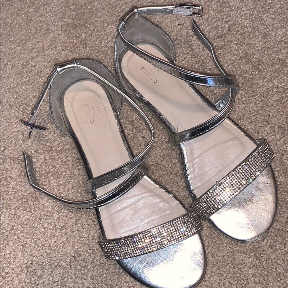 Glitter Wedding Sandals